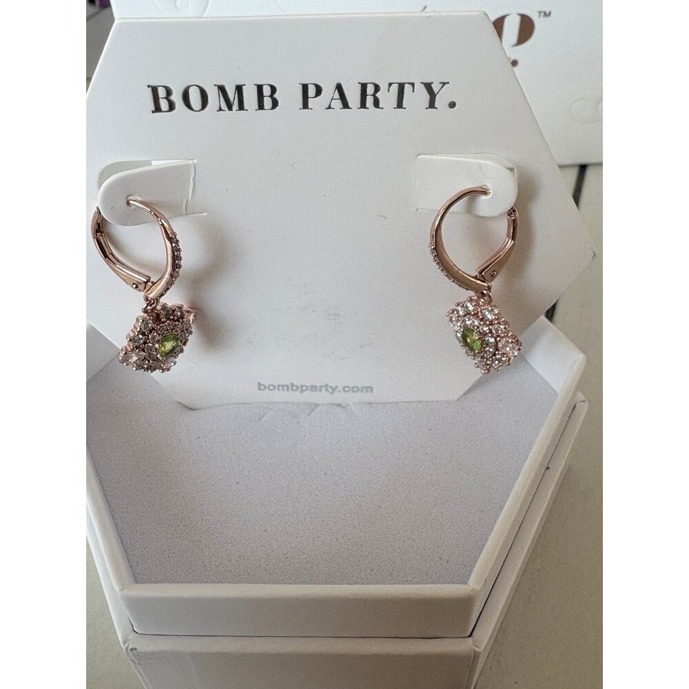 Peridot Green Earrings